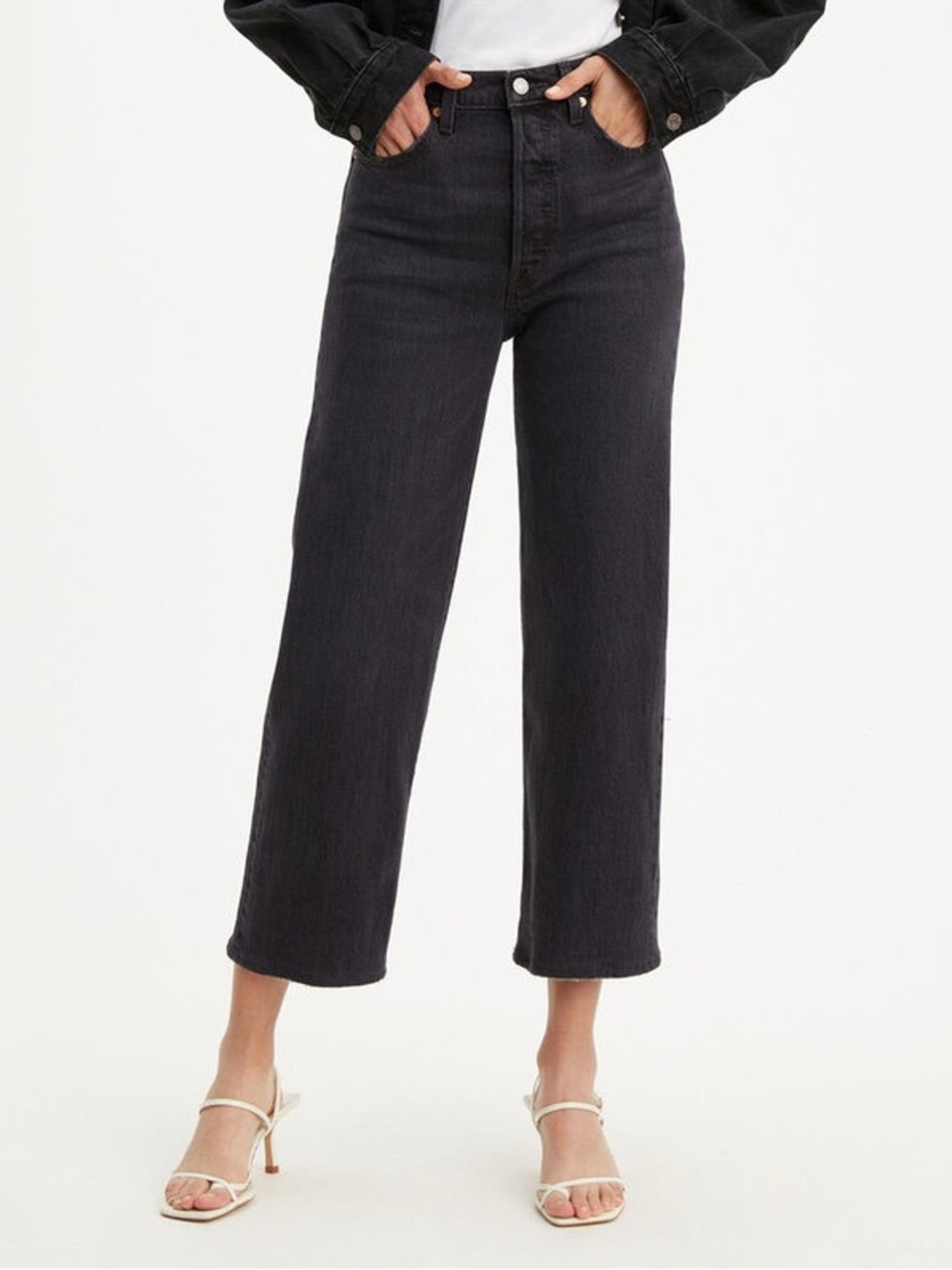Levi’s Ribcage High Waist Ankle Straight - Feelin Cagey. Size 27x27.